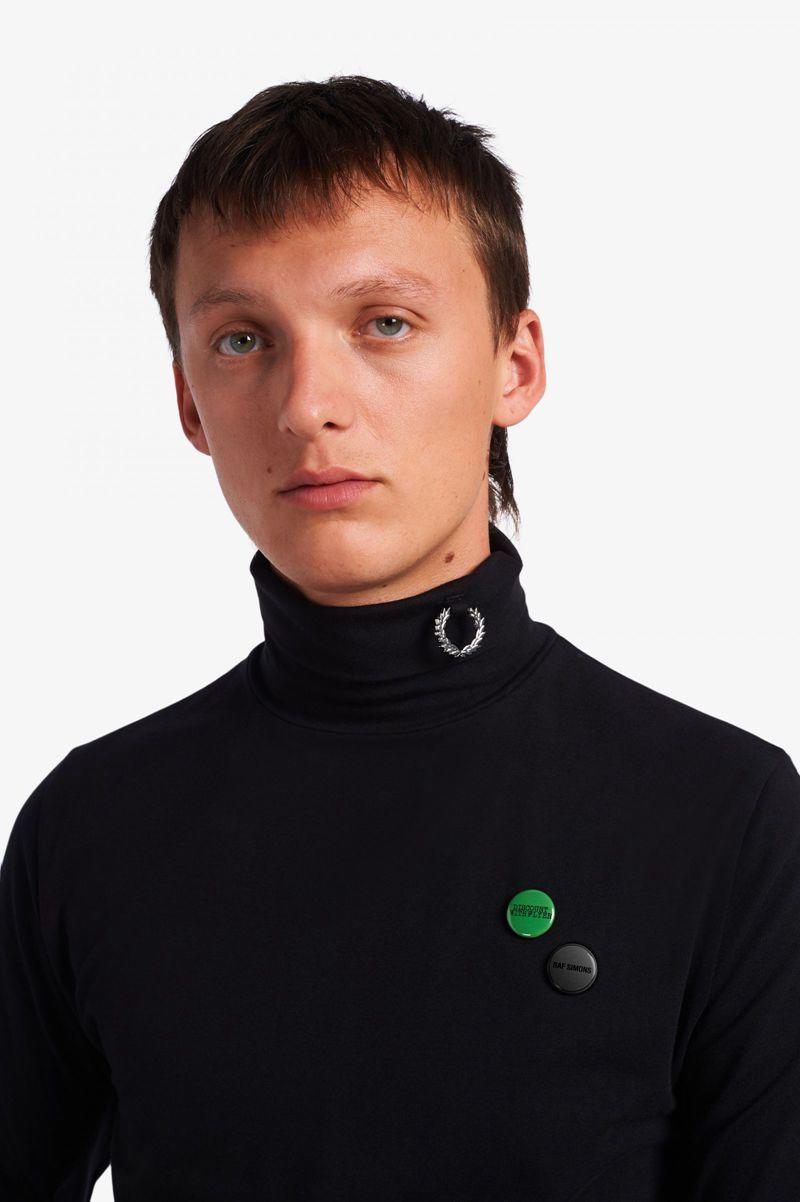 Black Fred Perry SM1951 Men's T Shirts | PH 1760BEXC